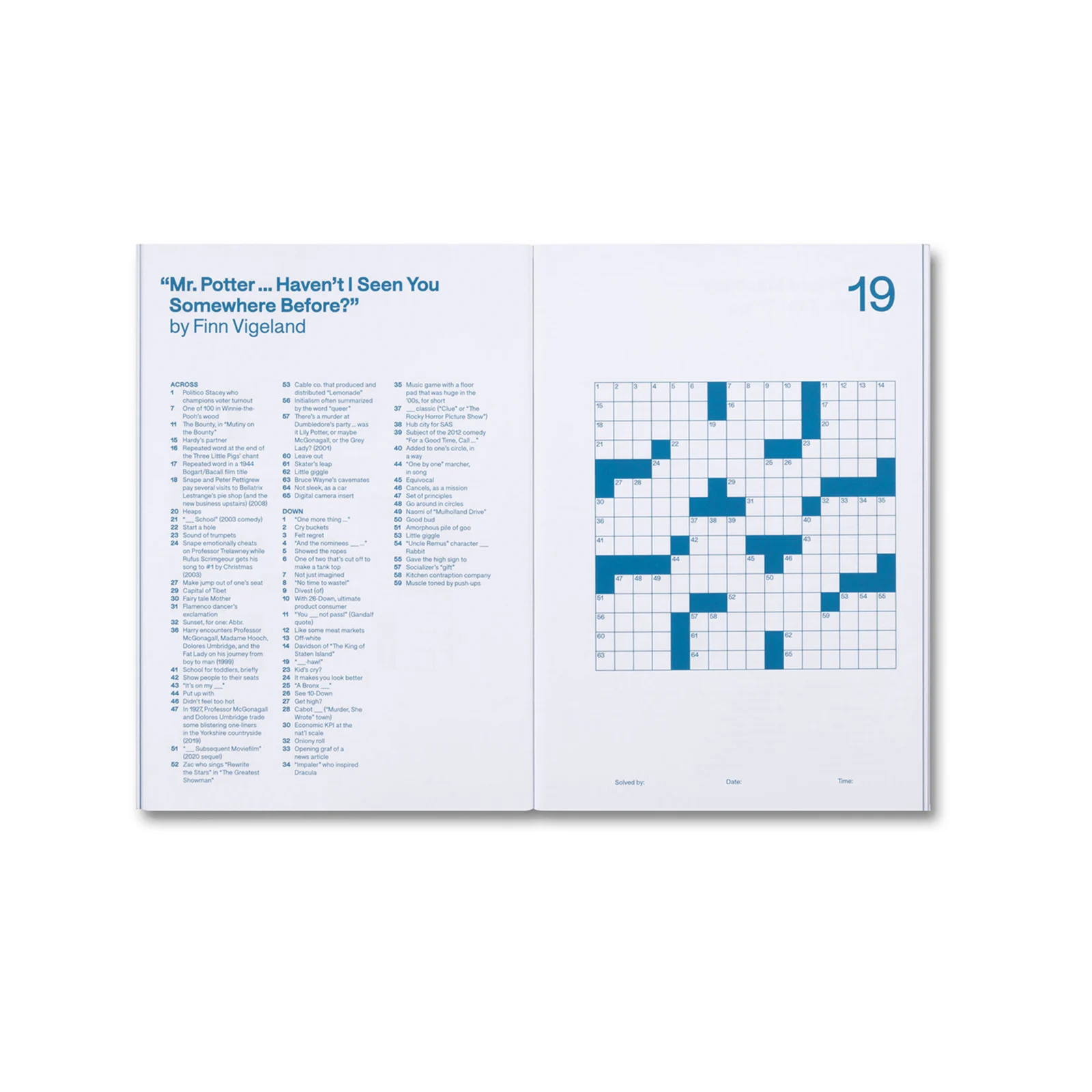 99 Movie Crosswords